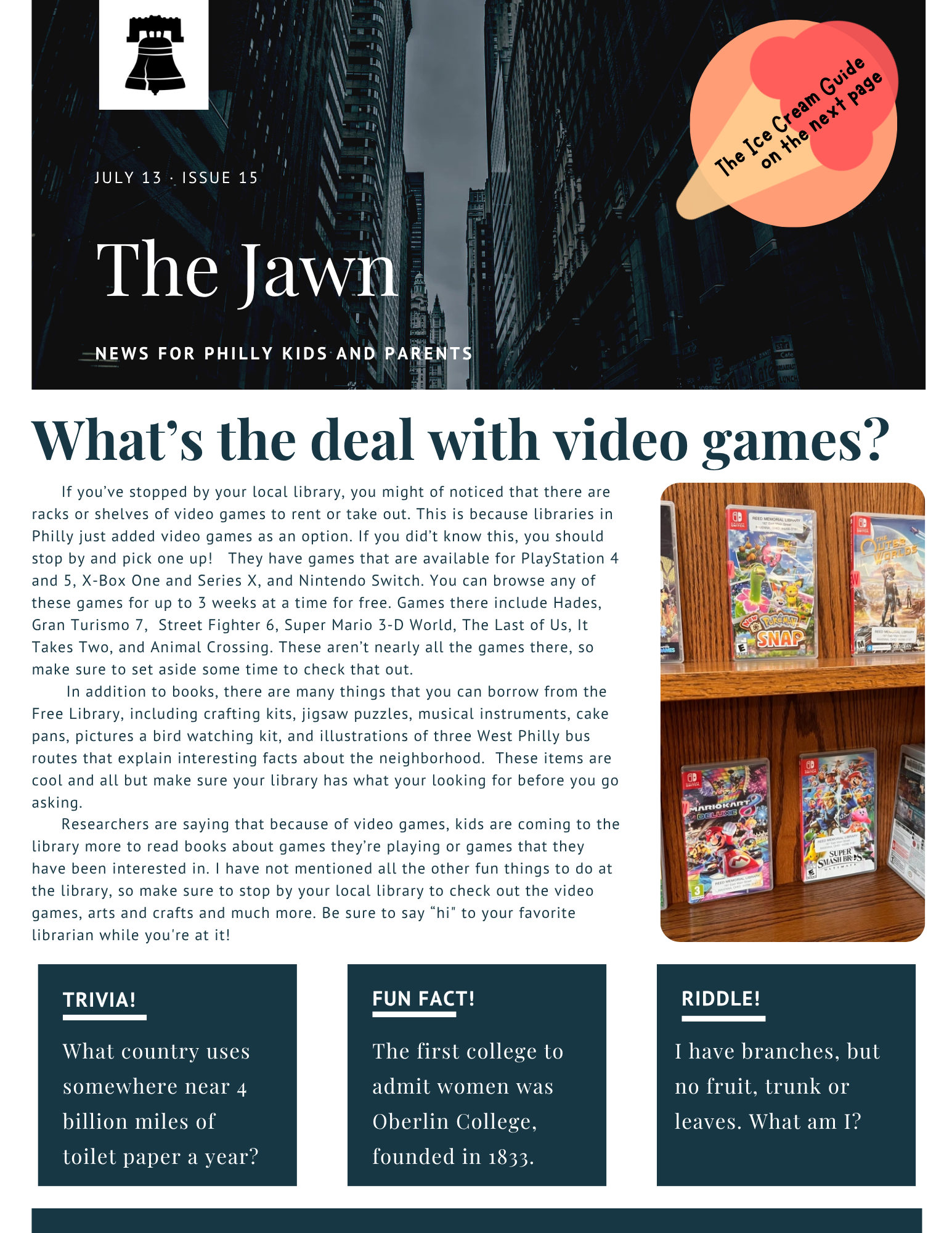 The Jawn, Issue 15, Page 1